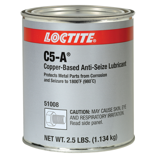 Lubrifiant antiblocage au cuivre Loctite 8008 C5-A, 2,5 lb, Canette, 1800°F (982°C) Temp&eacute;rature max. PR Distribution