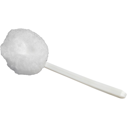 Bowl Swab Cleaning Brush, 12" L, Acrylic Bristles, White PR Distribution