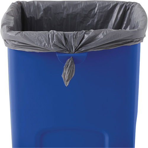 Untouchable&reg; Square Recycling Container, Bulk, Plastic, 23 US gal. PR Distribution