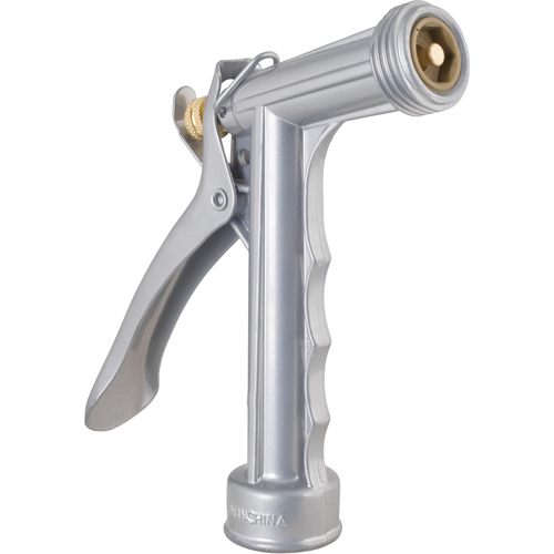 Heavy-Duty Metal Pistol Grip Nozzles, Non-Insulated, Rear-Trigger, 80 PSI PR Distribution
