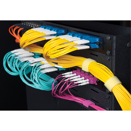 Ruban pour gestion des c&acirc;bles One-Wrap, Boucle et crochet, 25 vg x 3/4", Auto-aggripant, Aqua PR Distribution