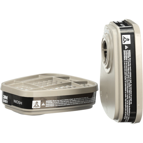 Cartouches pour respirateur s&eacute;rie 6000, Cartouche gaz/vapeur, Vapeur organique PR Distribution