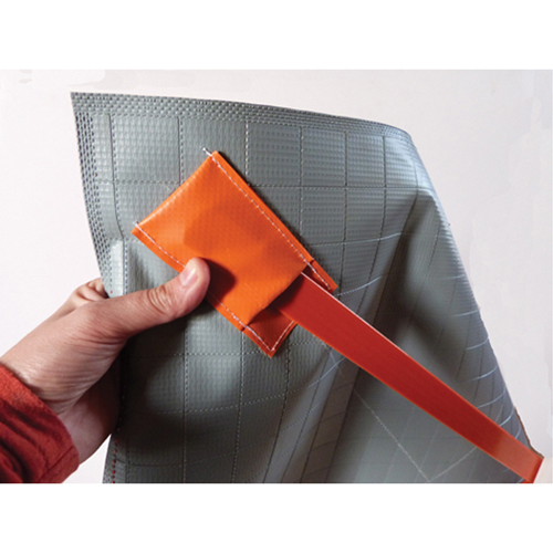 Panneau pour condition temporaire &agrave; rouler avec fl&egrave;che, 24" x 24", Vinyle, Pictogramme PR Distribution