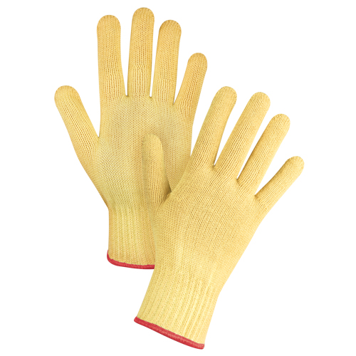 Gants tricot&eacute;s sans couture, Taille Petit/7, Calibre 7, Enveloppe en Kevlar, ASTM ANSI niveau A2/EN 388 niveau 3 PR Distribution