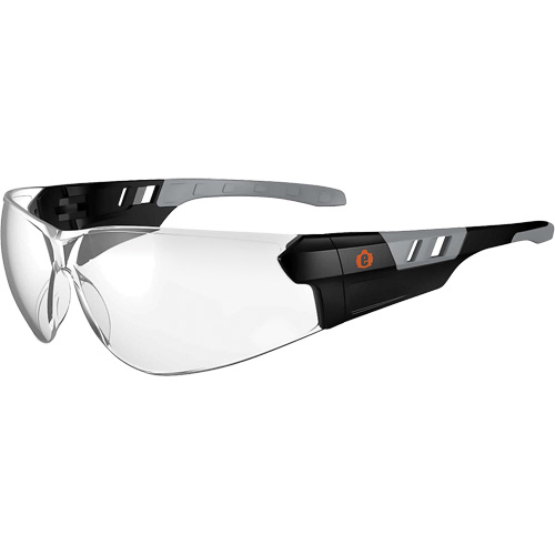 Lunettes de s&eacute;curit&eacute; sans monture Skullerz SAGA, Lentille Transparent, Antibu&eacute;e/Anti-&eacute;gratignures, ANSI Z87+/R&eacute;pond ou surpasse la norme CSA Z94.3 PR Distribution