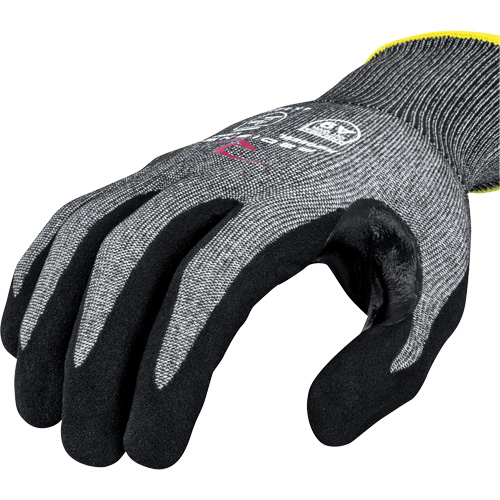 Gants enduits r&eacute;sistants &agrave; la coupe RWG589, Taille 2T-Grand, Calibre 18, Rev&ecirc;tement Mousse de nitrile, Enveloppe en PEHP, ASTM ANSI niveau A9/EN 388 niveau F PR Distribution