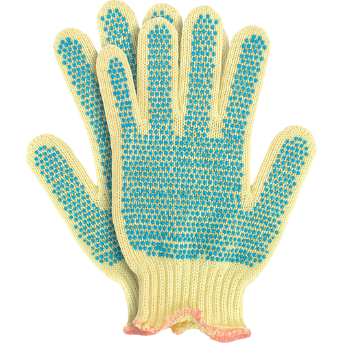Gants en tricot avec pois, Taille Petit/7, Calibre 7, Rev&ecirc;tement PVC, Enveloppe en Kevlar, ANSI/ISEA 105 niveau 2 PR Distribution