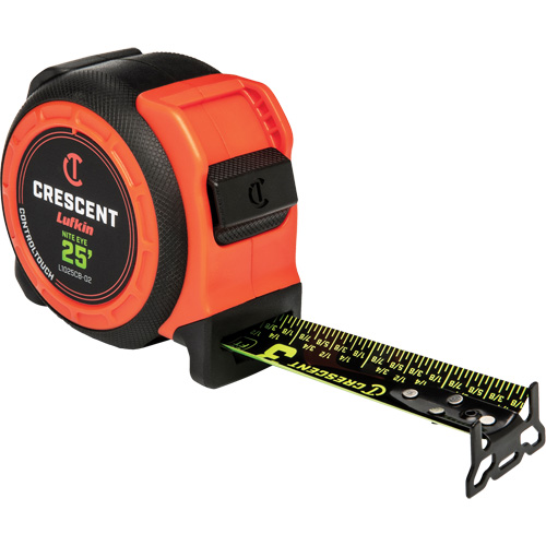  Ruban &agrave; mesurer CONTROLTOUCH NITE EYE, 1-3/16" x 25', Marques de goujon SAE PR Distribution