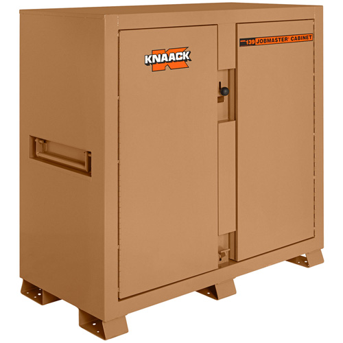 Armoire de chantier mod&egrave;le 139 avec cadenas, Acier, 59,4 pi³, Havane PR Distribution
