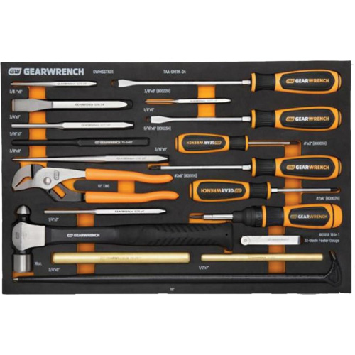 Striking Tools & Screwdriver Set in Foam Storage Tray PR Distribution
