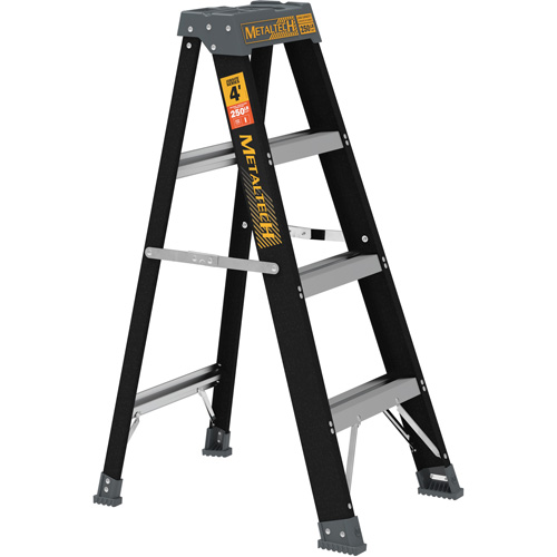 Step Ladder, 4', Fibreglass, 250 lbs. Capacity, Type 1 PR Distribution