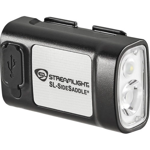 SL-SIDESADDLE&reg; USB Hardhat & Helmet Light, LED, 350/320/400 Lumens, 6.25/7/5 Hrs. Run Time, Rechargeable Batteries PR Distribution