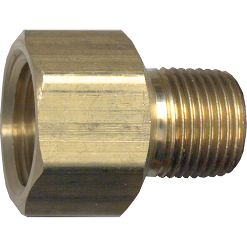 Adaptateur de tuyau, FPT x NPT, 1/2" x 1/4" dia., Laiton PR Distribution