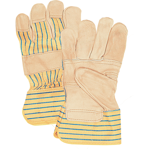 Gants d'ajusteur &agrave; paume renforc&eacute;e de premi&egrave;re qualit&eacute;, T-Grand, Paume en Cuir fleur de vache, Doublure en Coton PR Distribution