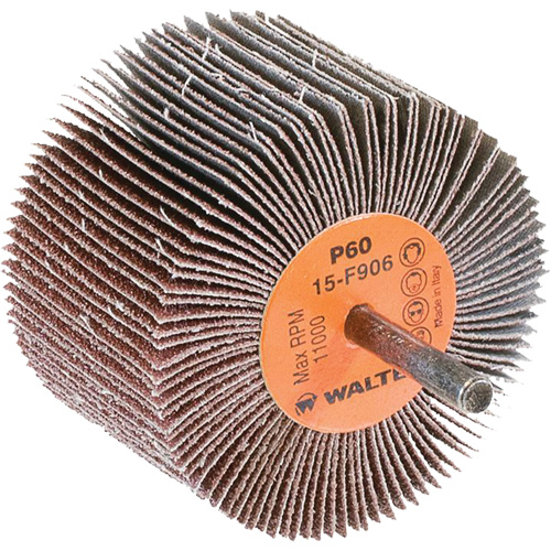 Flap Wheels-Coolcut Flap Wheels, Aluminum Oxide, 60 Grit, 3" x 2" x 1/4" PR Distribution