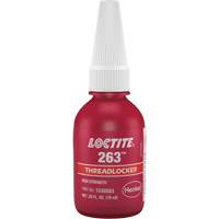 Threadlocker 263 Rapid Cure, Red, High, 10 ml, Bottle PR Distribution