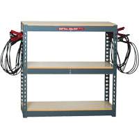 Battery Charging Rack with 10 Clamp Sets PR Distribution