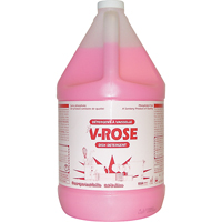 D&eacute;tergent liquide pour vaisselle V-Rose, Liquide, 4 L, Fraîcheur PR Distribution
