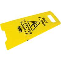 Safety Wet Floor Sign, Bilingual with Pictogram PR Distribution