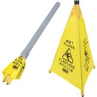 "Wet Floor" Pop-Up Safety Cone, Bilingual with Pictogram PR Distribution