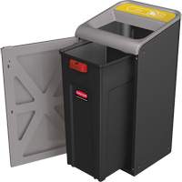 Conteneur pour d&eacute;chets de bidon Configure, Vrac/Bord de rue/De bureau, Acier, 15 gal. US PR Distribution