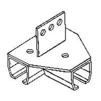 Support de montage sur poutre pour murs-rideaux PR Distribution