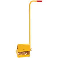 Ice Chock with Ergonomic Handle, Steel, Yellow, 8-1/16" W x 10-5/8" D x 8-13/16" H PR Distribution