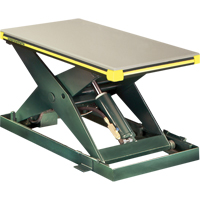Table &eacute;l&eacute;vatrice hydraulique &agrave; ciseaux Backsaver, Acier, 24" la x 48" lo, Capacit&eacute; 2000 lb PR Distribution
