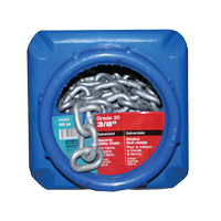 Chaînes galvanis&eacute;es par immersion &agrave; chaud, Acier au carbone, 3/8" x 45' (13,7 m) l, Calibre 30, Charge d'utilisation 2650 lb (1,325 tonne) PR Distribution