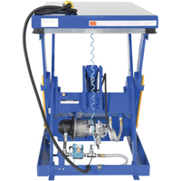 Table &eacute;l&eacute;vatrice &agrave; ciseaux hydraulique, Acier, 60" lo x 30" la, Cap. 3000 lb PR Distribution