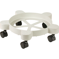 Lil'Dolly Pail Dollies, Plastic, 75 lbs. Capacity, 11" Diameter, Plastic Casters PR Distribution