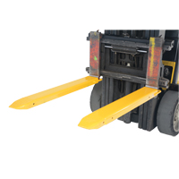 Fork Extensions, 48" L x 7-3/8" W, For Fork Width of 5" PR Distribution