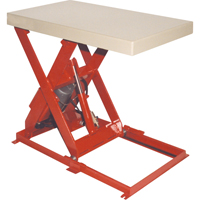 Table &eacute;l&eacute;vatrice &agrave; ciseaux, Acier, 36" lo x 20" la, Capacit&eacute; 1100 lb PR Distribution