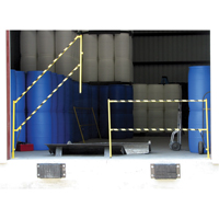 Barri&egrave;re &agrave; bascule de s&eacute;curit&eacute;, Simple, 6' lo x 42-5/8" h d&eacute;ploy&eacute; PR Distribution