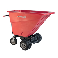 Chariot &agrave; bascule motoris&eacute;, Capacit&eacute; 13.5 cu.ft., 45" h x 33-1/2" la x 68" p PR Distribution
