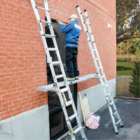 Planche de travail t&eacute;lescopique, 204" la x 12" pr, Capacit&eacute; de 250 lb, D&eacute;mont&eacute; PR Distribution