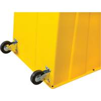 Escabeau industriel, 4 marches, 44" x 22-1/4" x Hauteur 65-1/8" PR Distribution