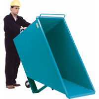 Chariot basculeur en acier, Acier, 1 vg³, Capacit&eacute; de charge de 2000 lb PR Distribution