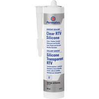 Scellant adh&eacute;sif RTV transparent, 300 ml, Cartouche, Transparent PR Distribution