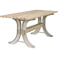 Table &agrave; pique-nique 2x4 Basics, 8' lo x 30" la, Sable PR Distribution