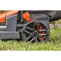 Lawn Mower with Comfort Grip Handle, Push Walk-Behind, Electric, 15" Cutting Width PR Distribution