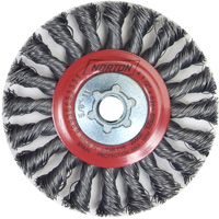 Roue compl&egrave;te de c&acirc;ble de torsion, Dia. 4", Fils 0,02", Arbre 5/8"-11, Acier PR Distribution