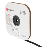 Ruban d'attaches, Crochet, 25 vg x 3/4", Cousu, Noir PR Distribution