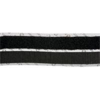 Attache, Boucle et crochet, 15' x 3/4", Adh&eacute;sif, Noir PR Distribution