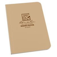 Livre m&eacute;mo, Couverture souple, Havane, 112 Pages, 3-1/2" , 5"  PR Distribution