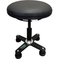Tabouret ergonomique OmniStool, Mobile, Ajustable, Vinyle Si&egrave;ge, Noir PR Distribution