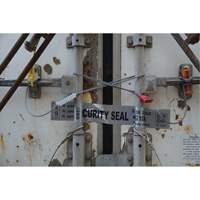 High Security Security Seal, 12", Metal, Cable Seal PR Distribution