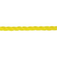 1/4" Braided Yellow Rope, Polypropylene, 1300' PR Distribution