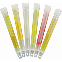B&acirc;tons de s&eacute;curit&eacute; luminescents Cyalume 6", Rouge, Dur&eacute;e 30 min PR Distribution