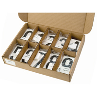 Num&eacute;ros autocollants, 0 &agrave; 9, 3-1/2" h, Noir sur blanc PR Distribution